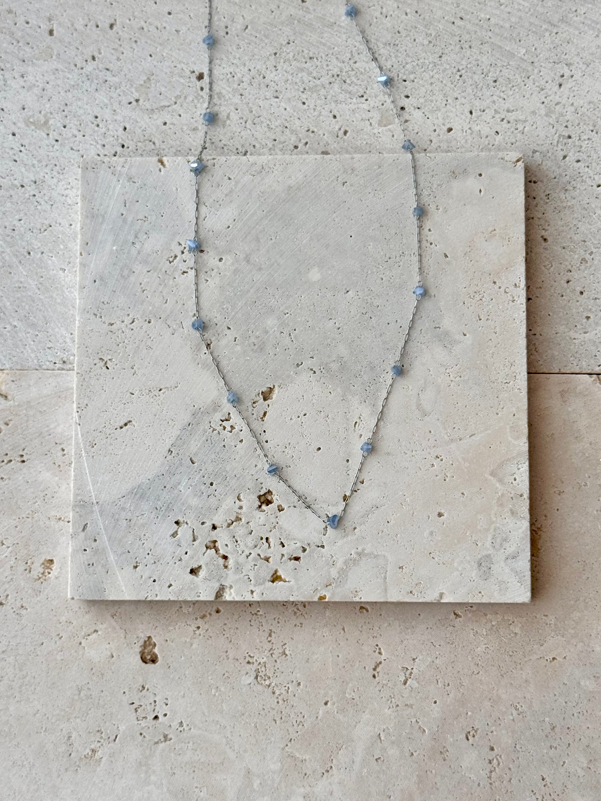 Essentials showerproof necklaces stainless steel 36cm + 4cm