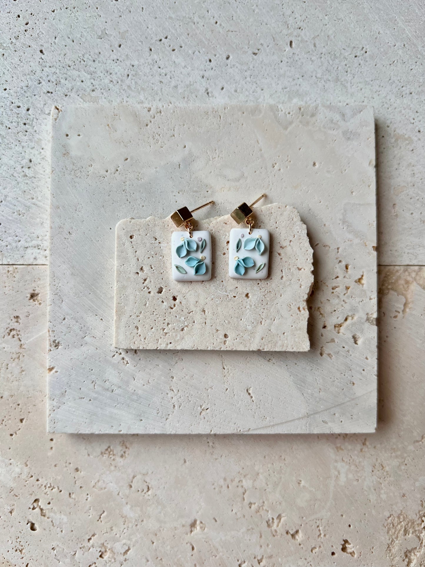 Petal Perfect in Blue Earrings
