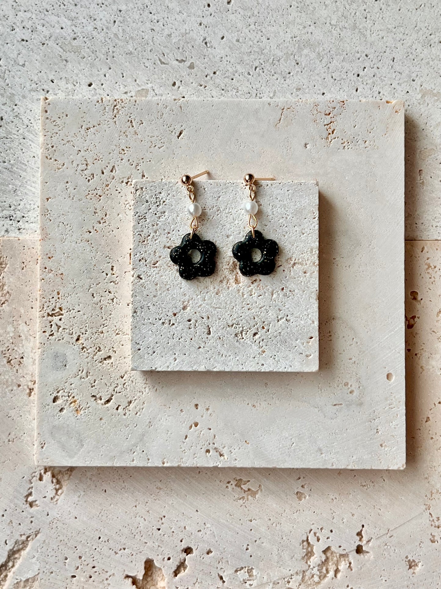 Black Sparkle Dangle