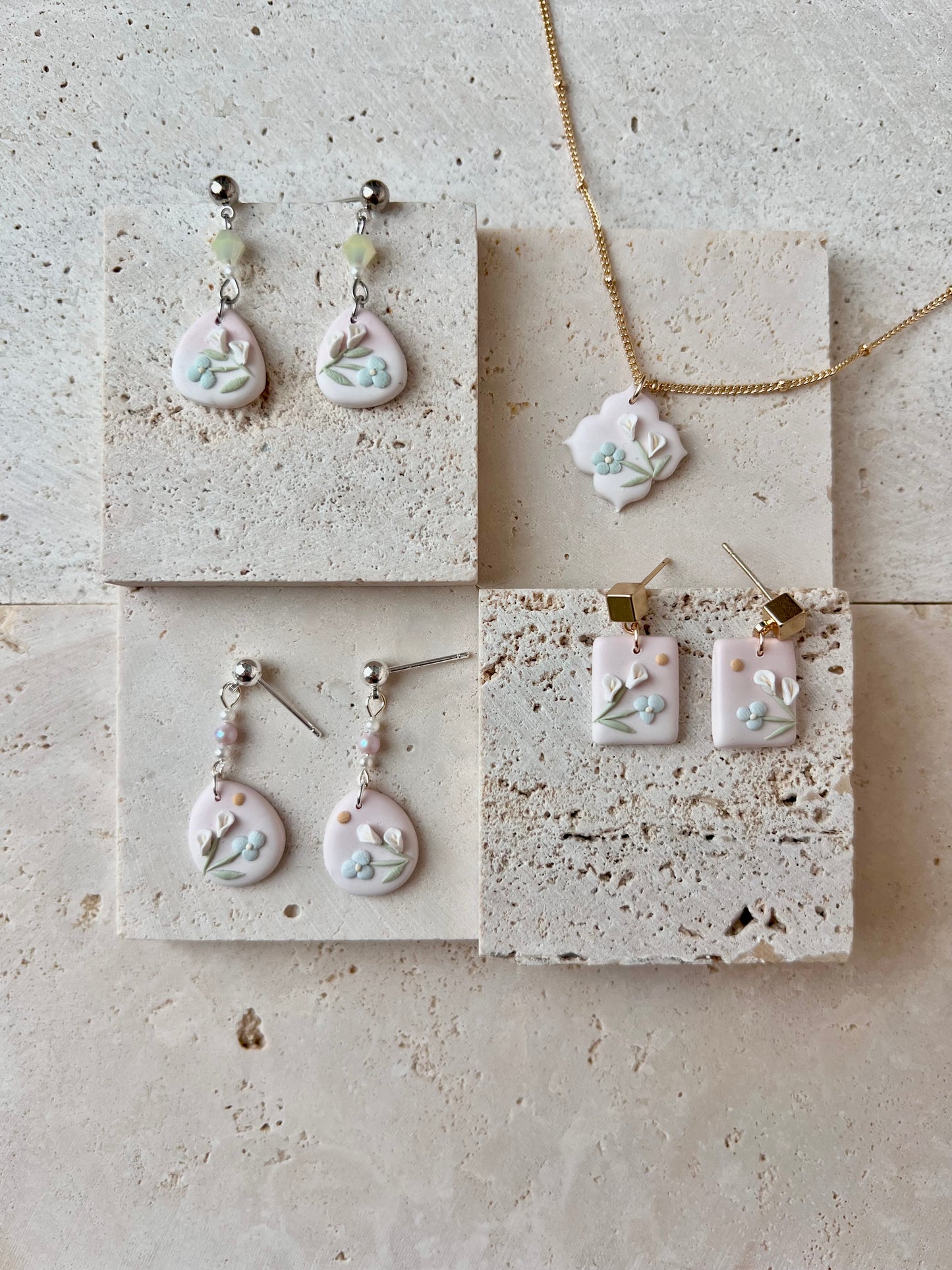 Pink Sunset Dangles