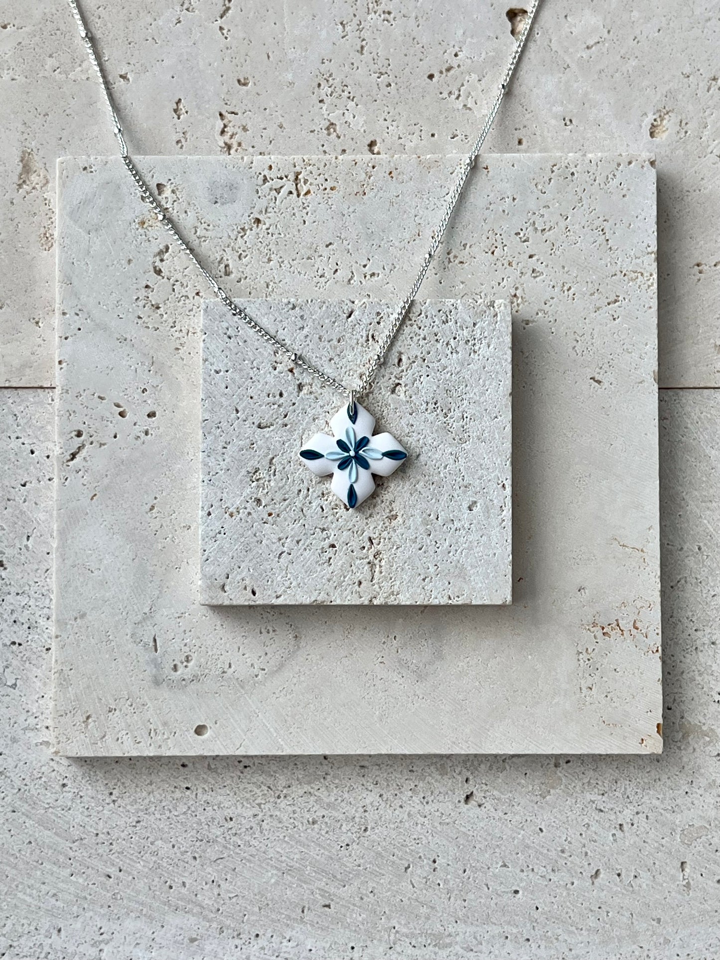 Greece Tile Necklace