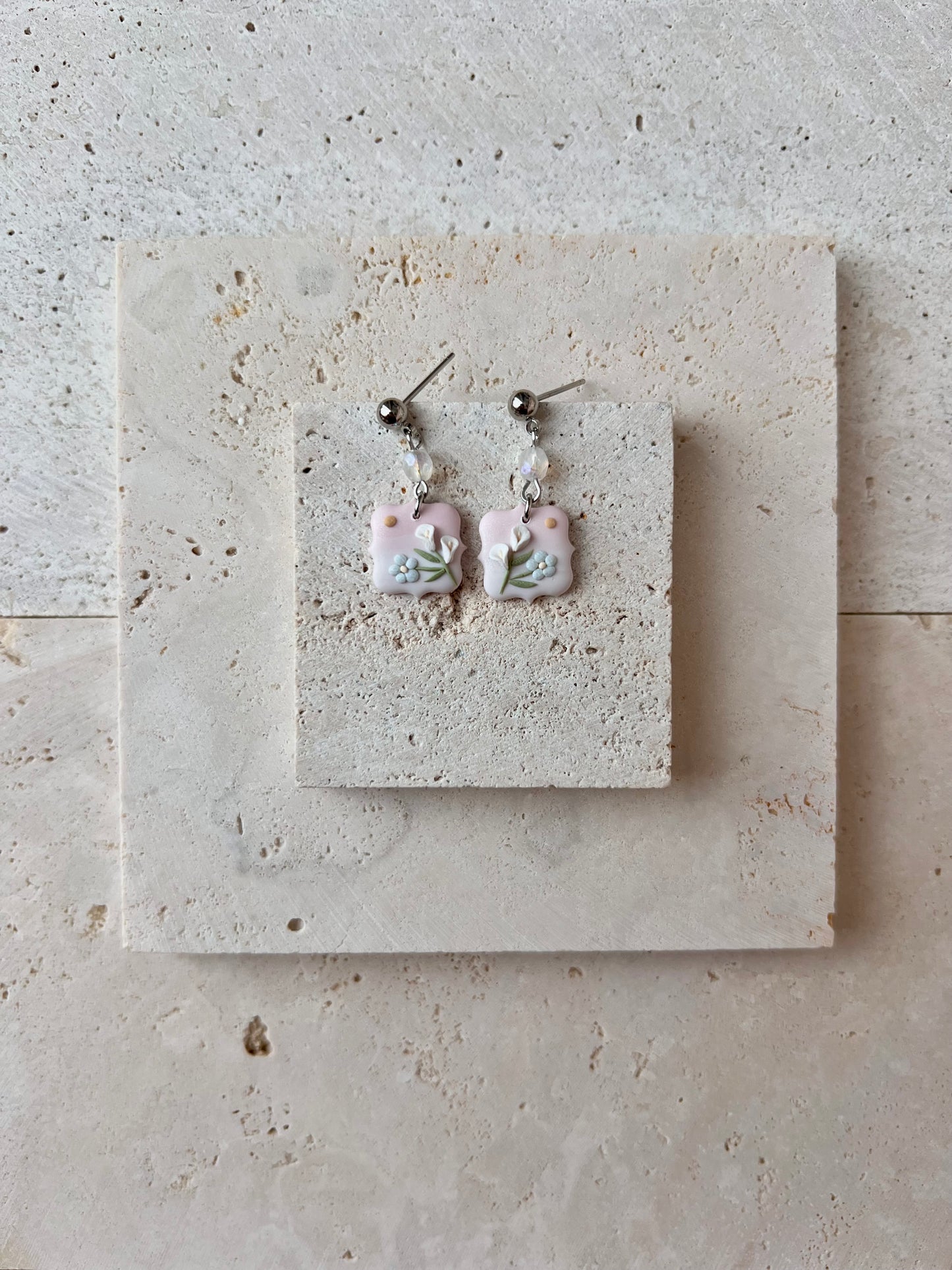 Pink Sunset Dangles
