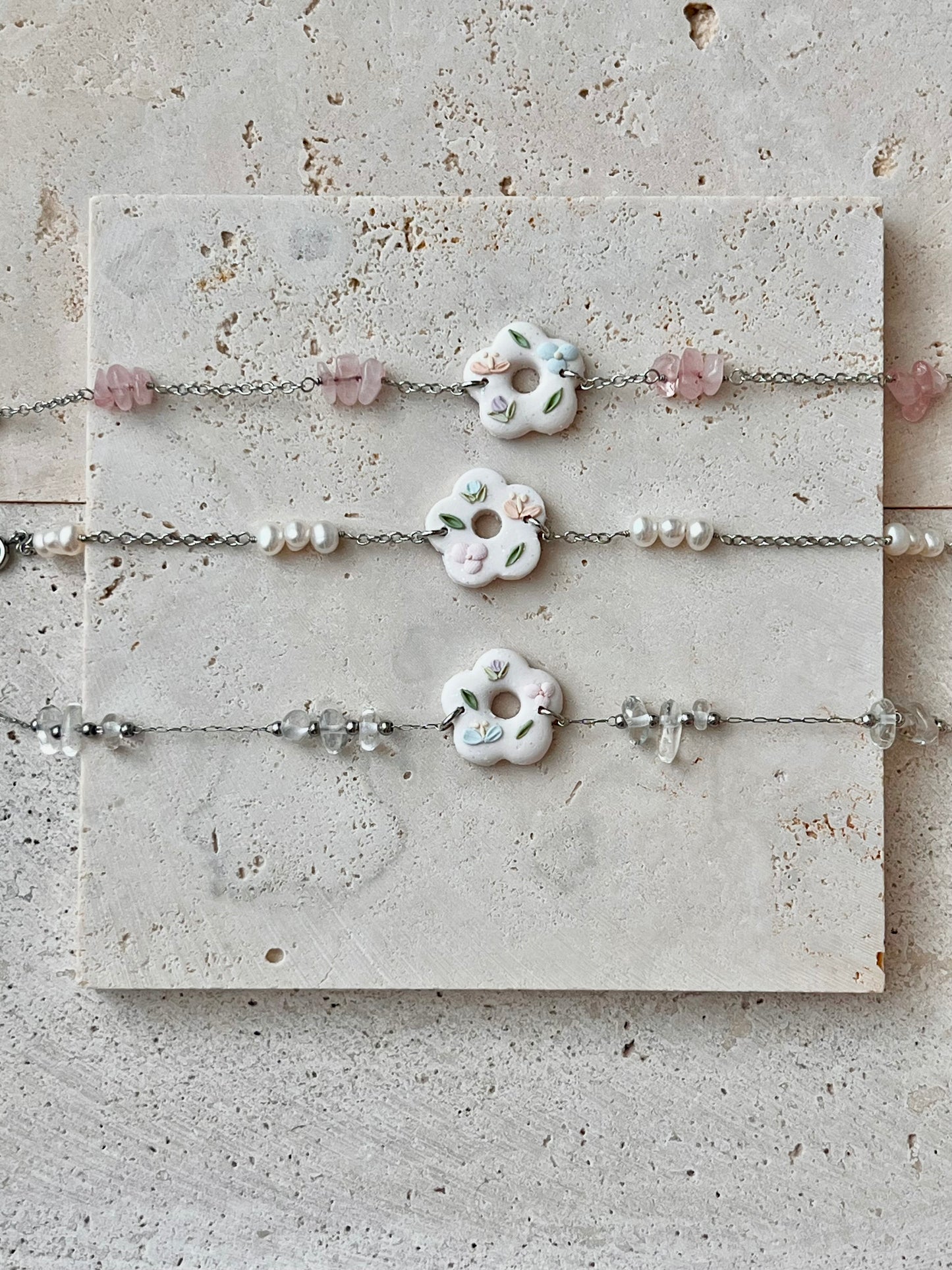 Glittery Pastels Bracelet