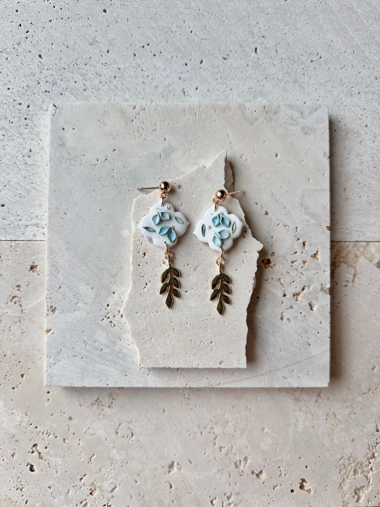 Petal Perfect in Blue Earrings