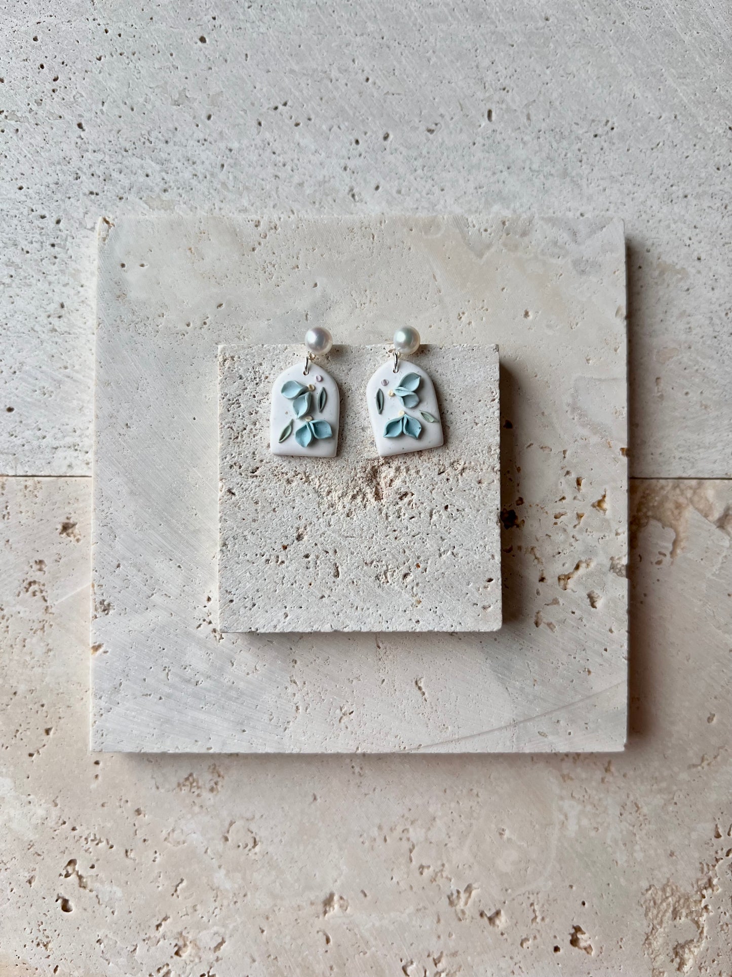 Petal Perfect in Blue Earrings