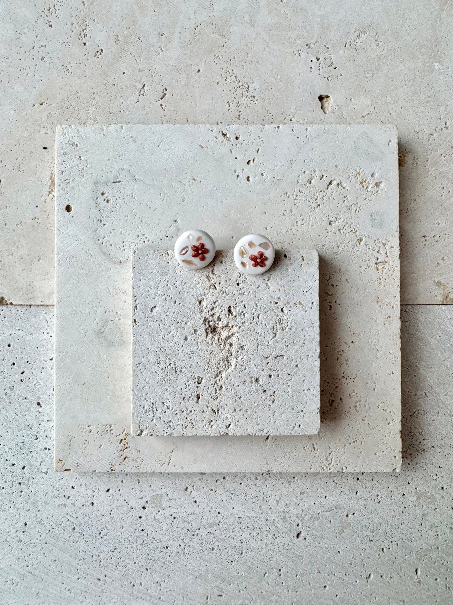 Bronzy Gem Studs