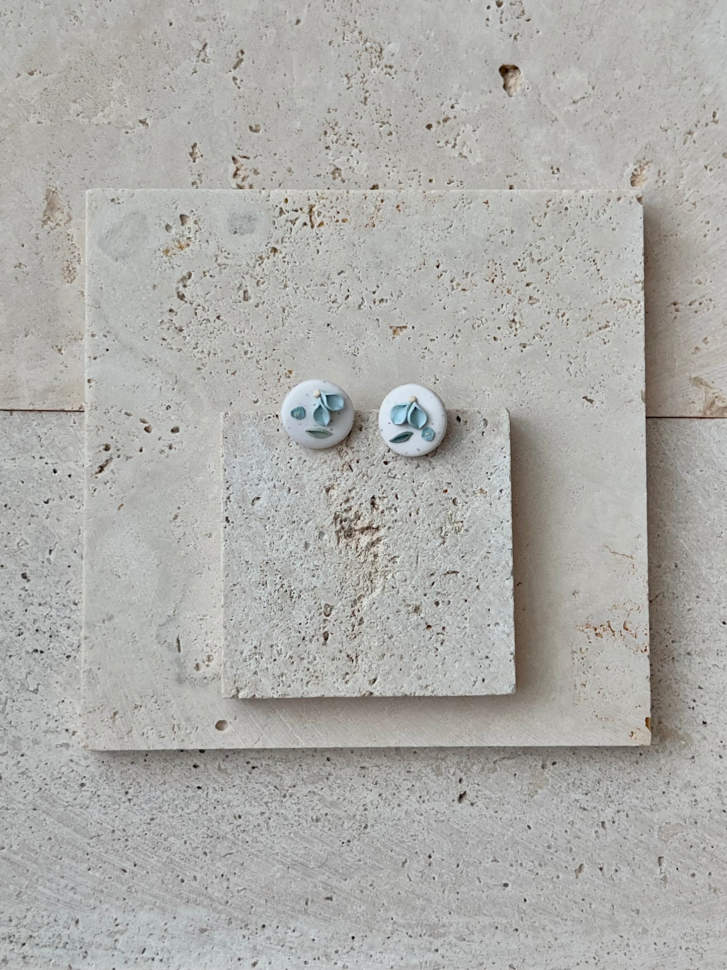 Petal Perfect in Blue Studs