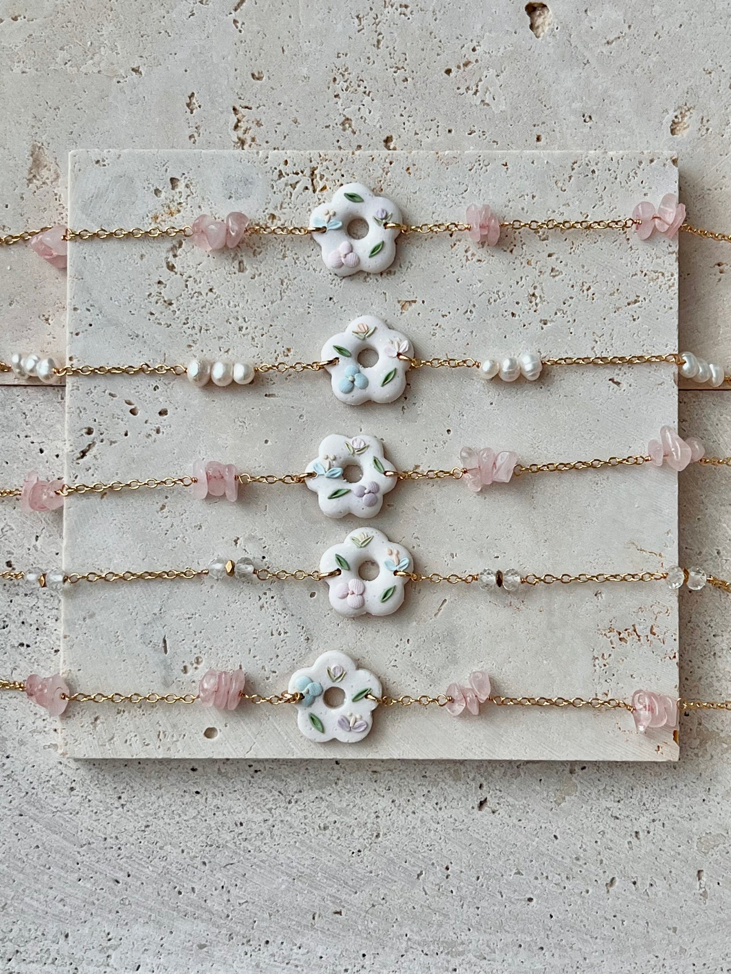 Glittery Pastels Bracelet
