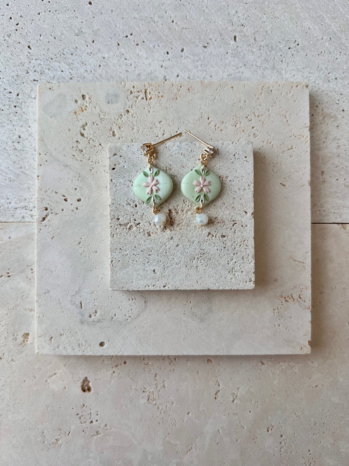 Sakura Matcha Dangles
