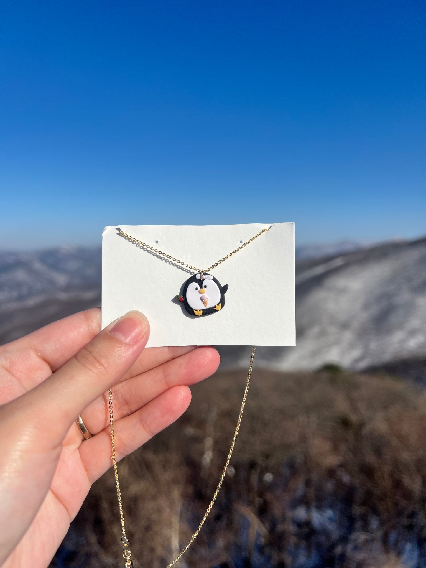 Tubby the penguin - Ice Cream Necklace