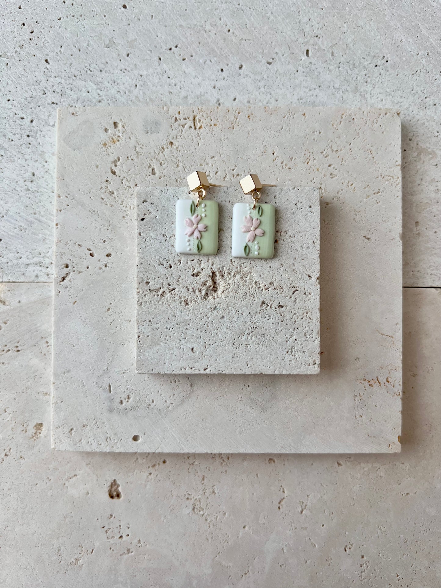 Sakura Matcha Dangles