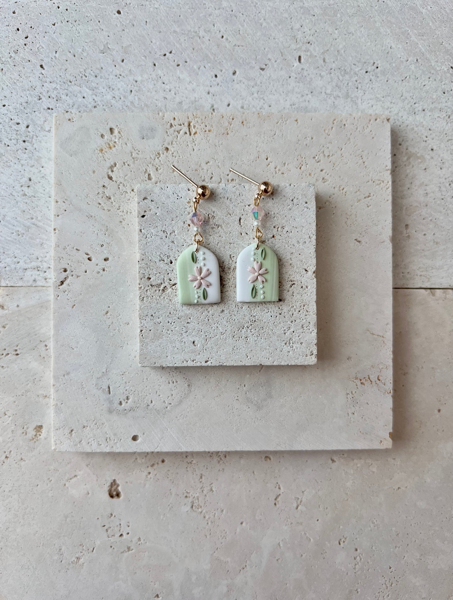 Sakura Matcha Dangles