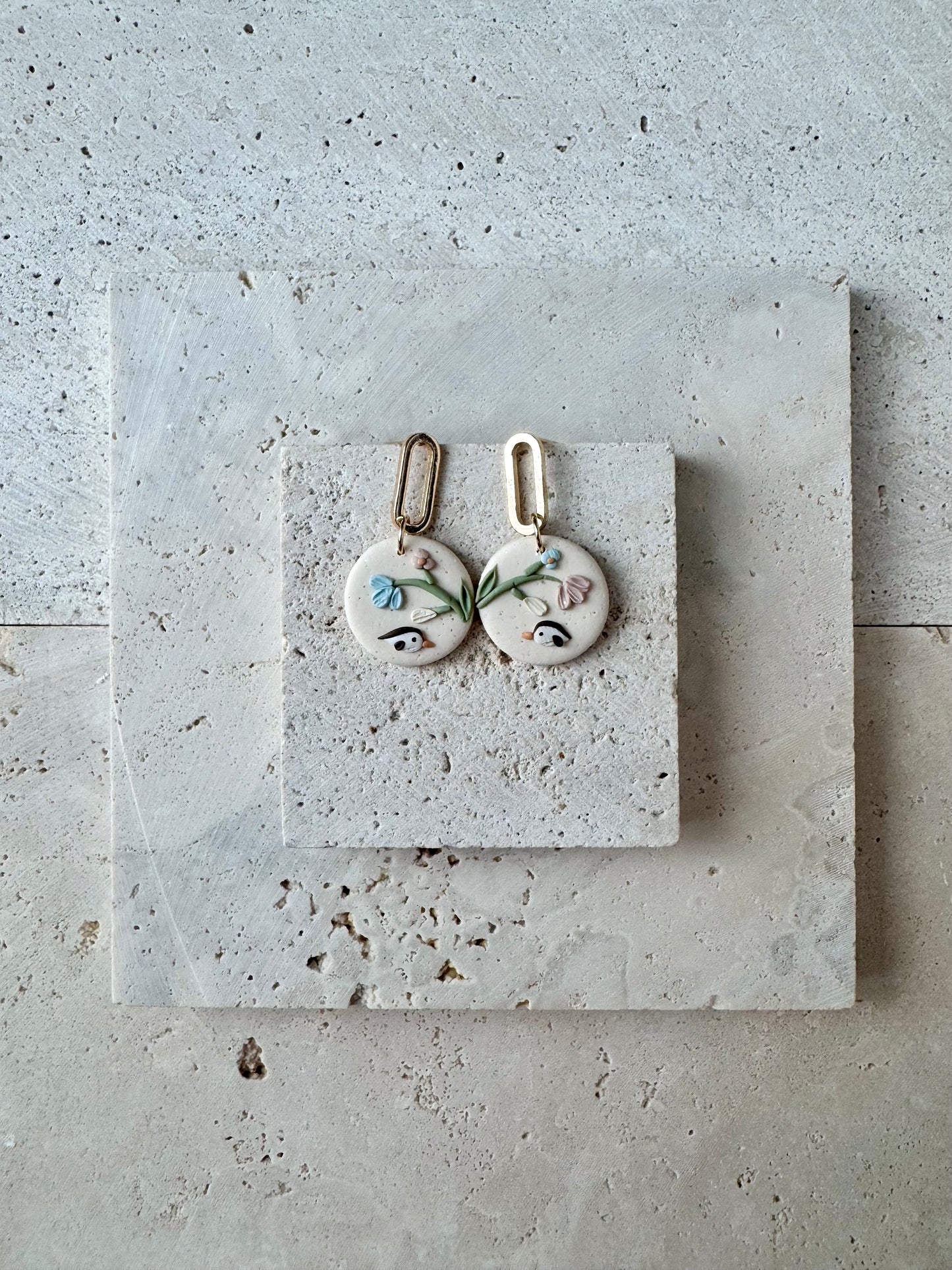 Brown Bird Dangles