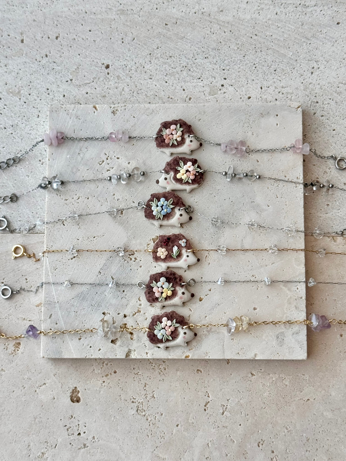 Hedgehog bracelets