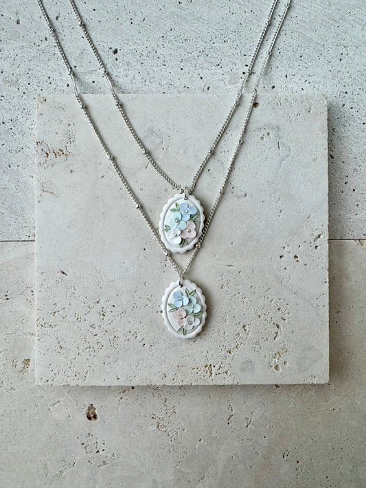Triple Flower Necklace