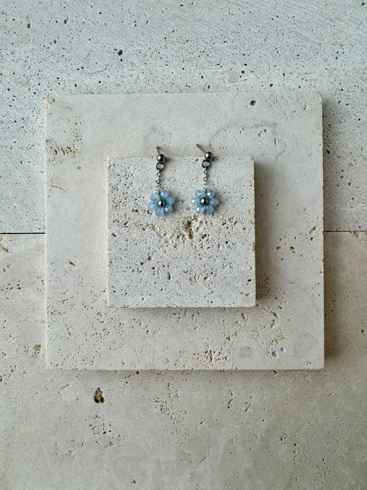 Flower Beaded Earrings