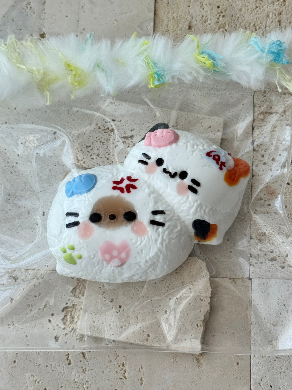 Handmade Cat Squishes water & cream base
