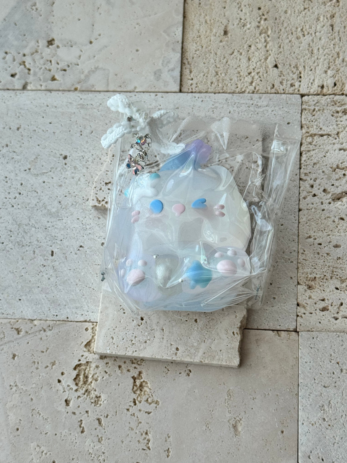 Handmade Cat Squishes water & cream base