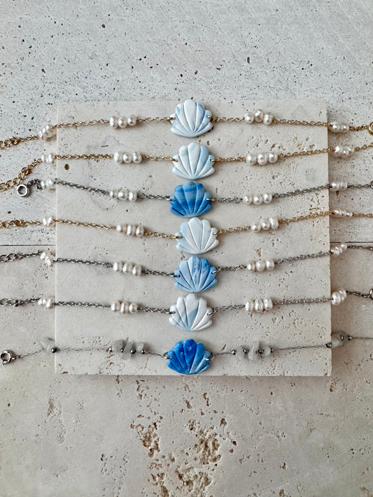 Blue Shells Bracelet