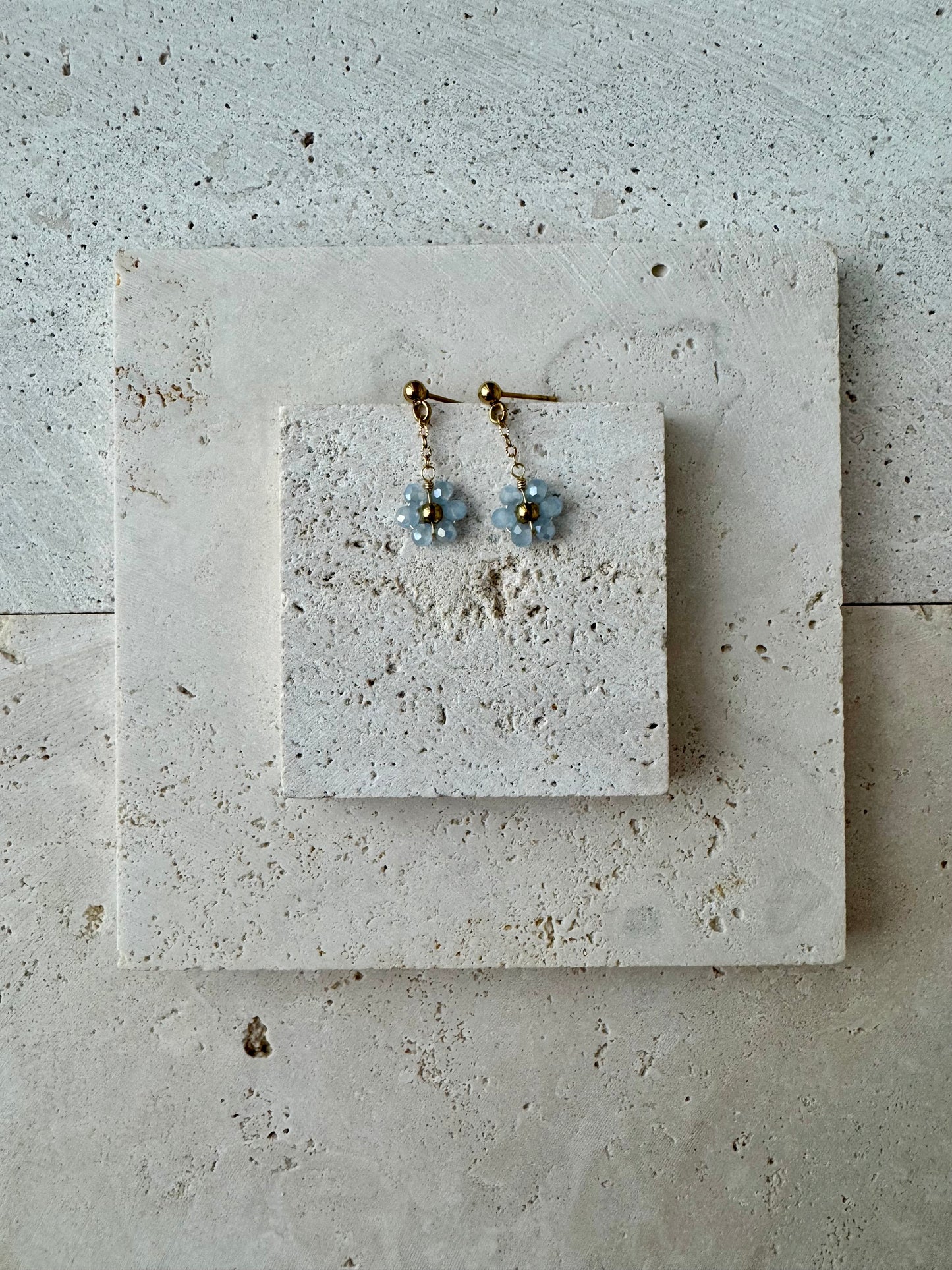 Flower Beaded Earrings