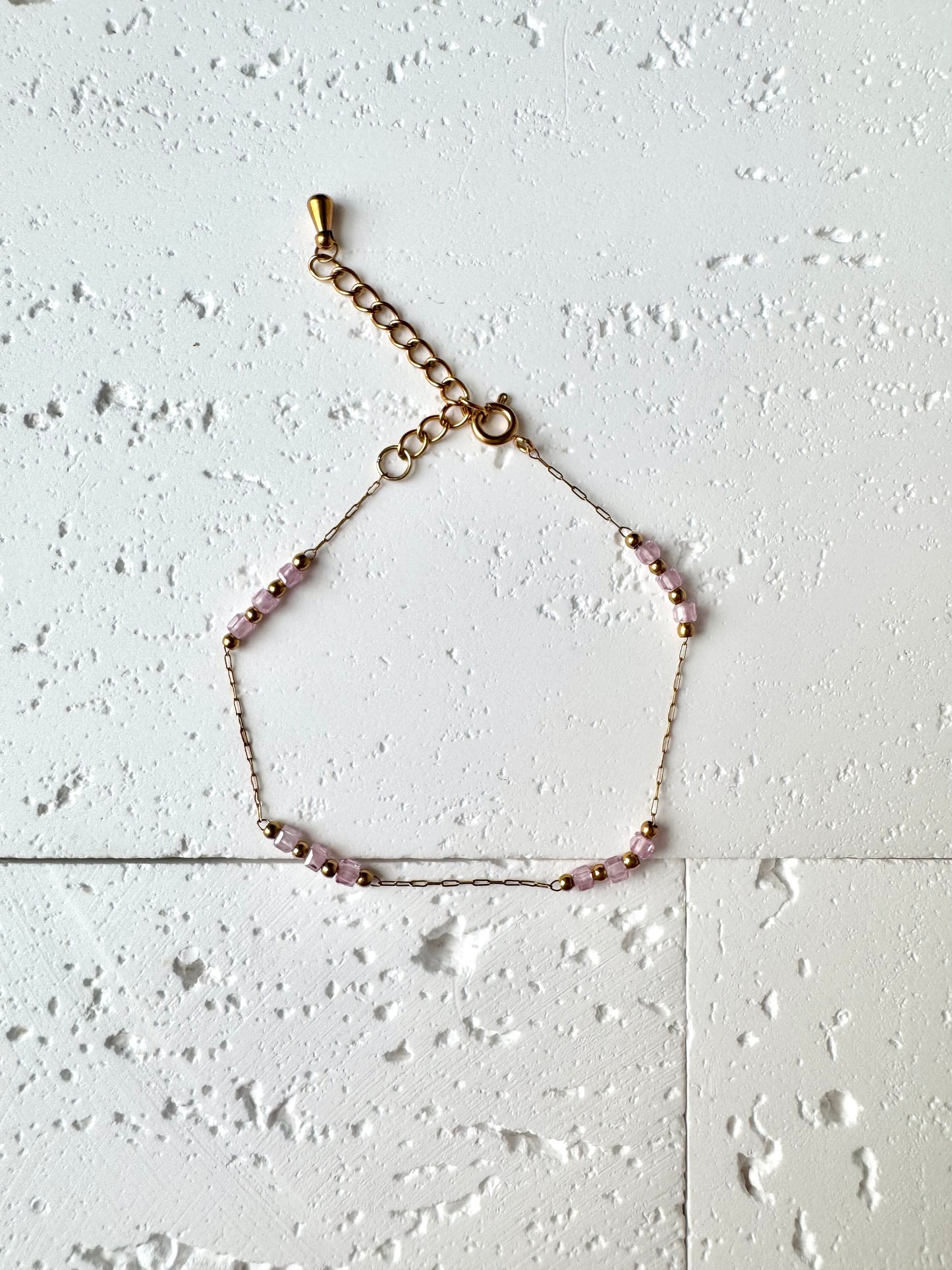 Natural Stones Bracelet Stainless Steel Tarnish Free Showerproof