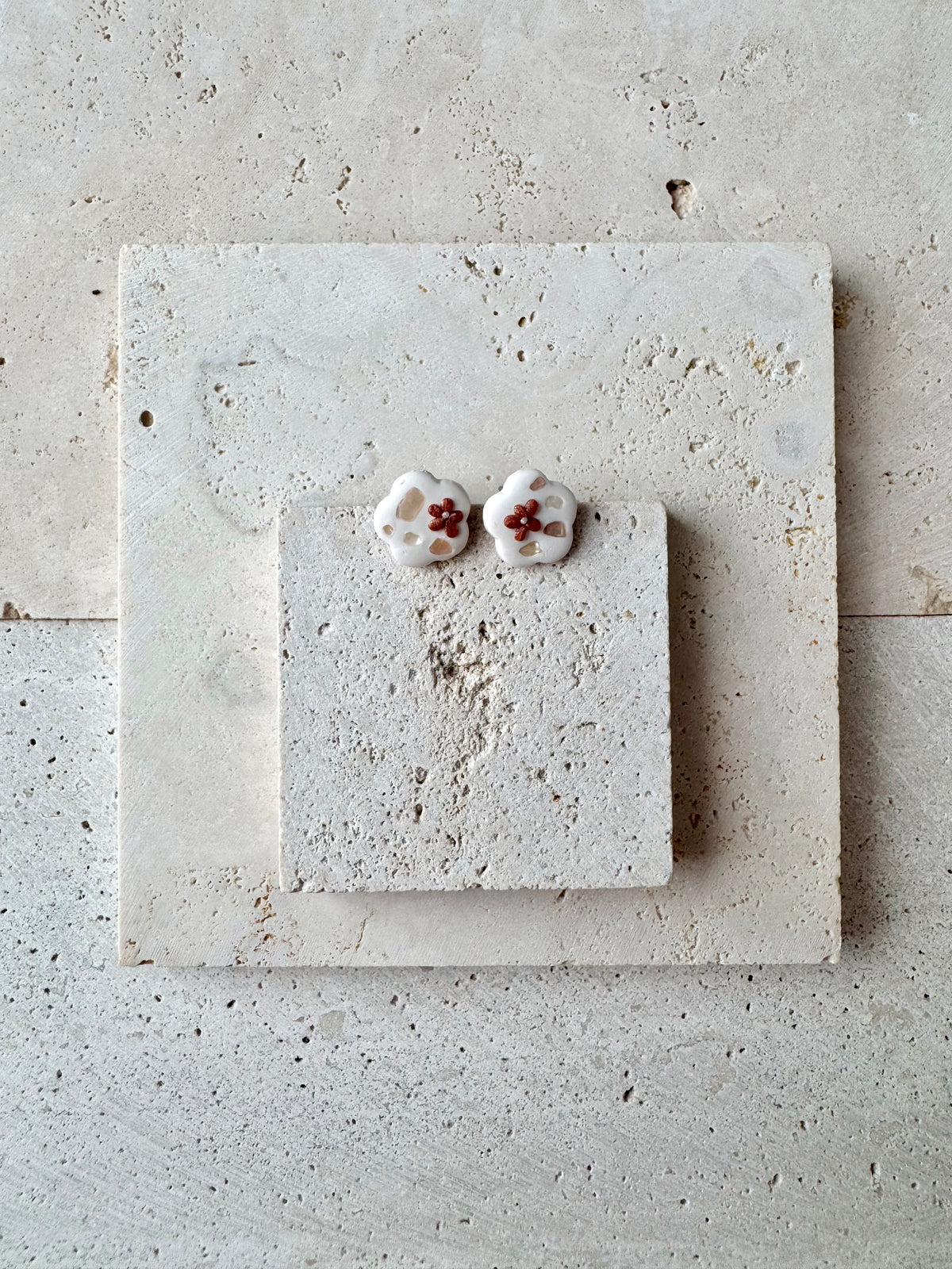 Bronzy Gem Studs