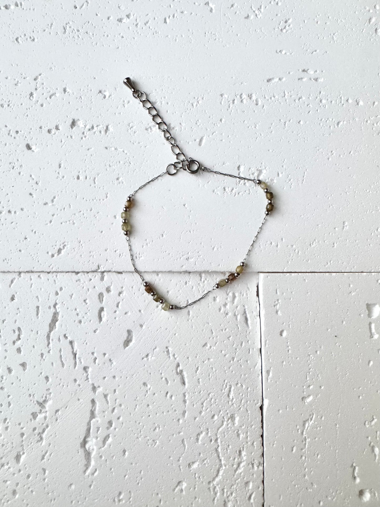 Natural Stones Bracelet Stainless Steel Tarnish Free Showerproof