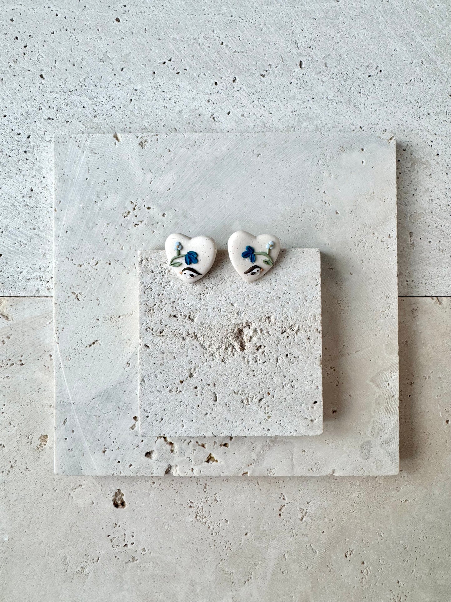 Brown Bird Studs