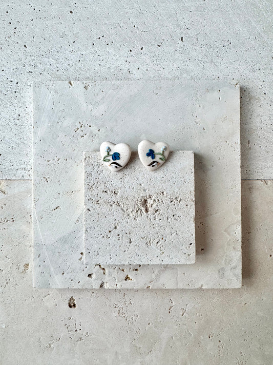 Brown Bird Studs