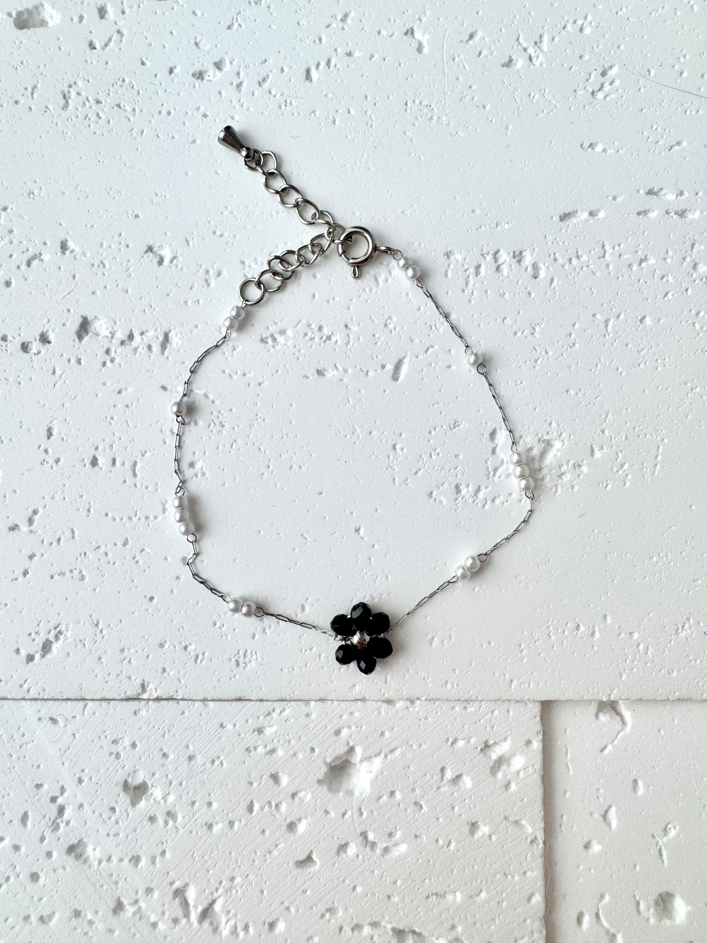 Single Flower Beaded Bracelet