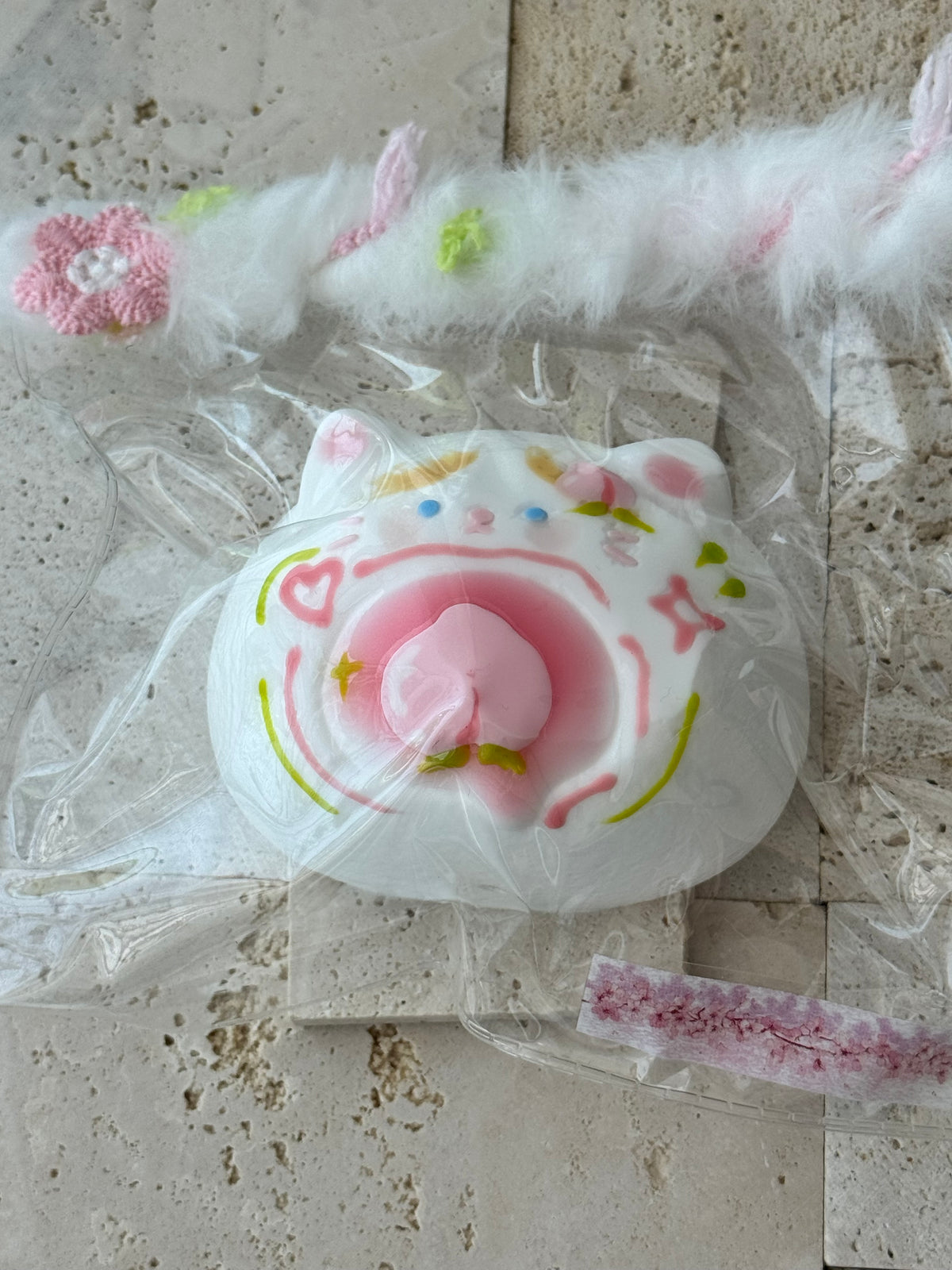 Handmade Cat Squishes water & cream base