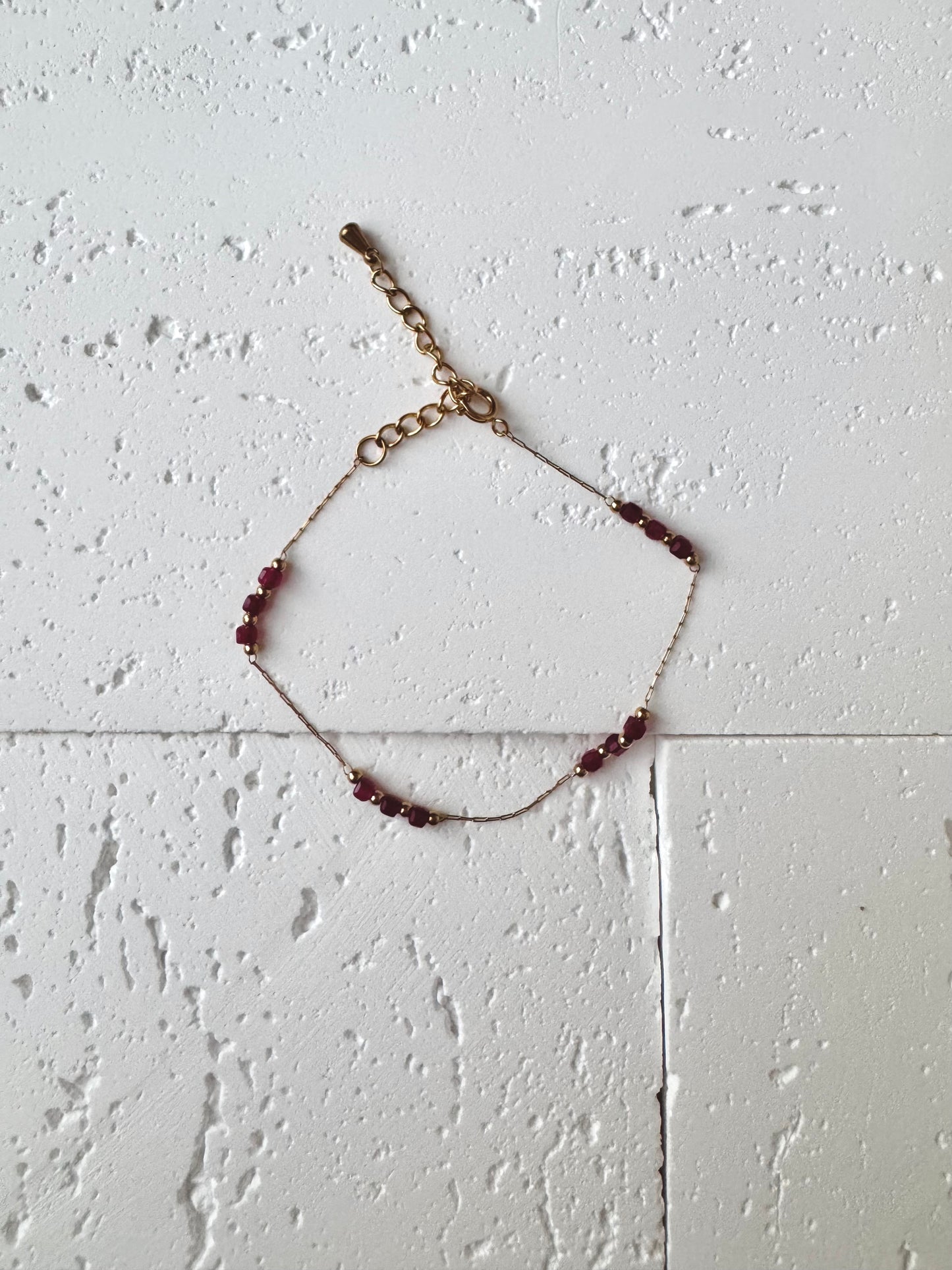 Natural Stones Bracelet Stainless Steel Tarnish Free Showerproof