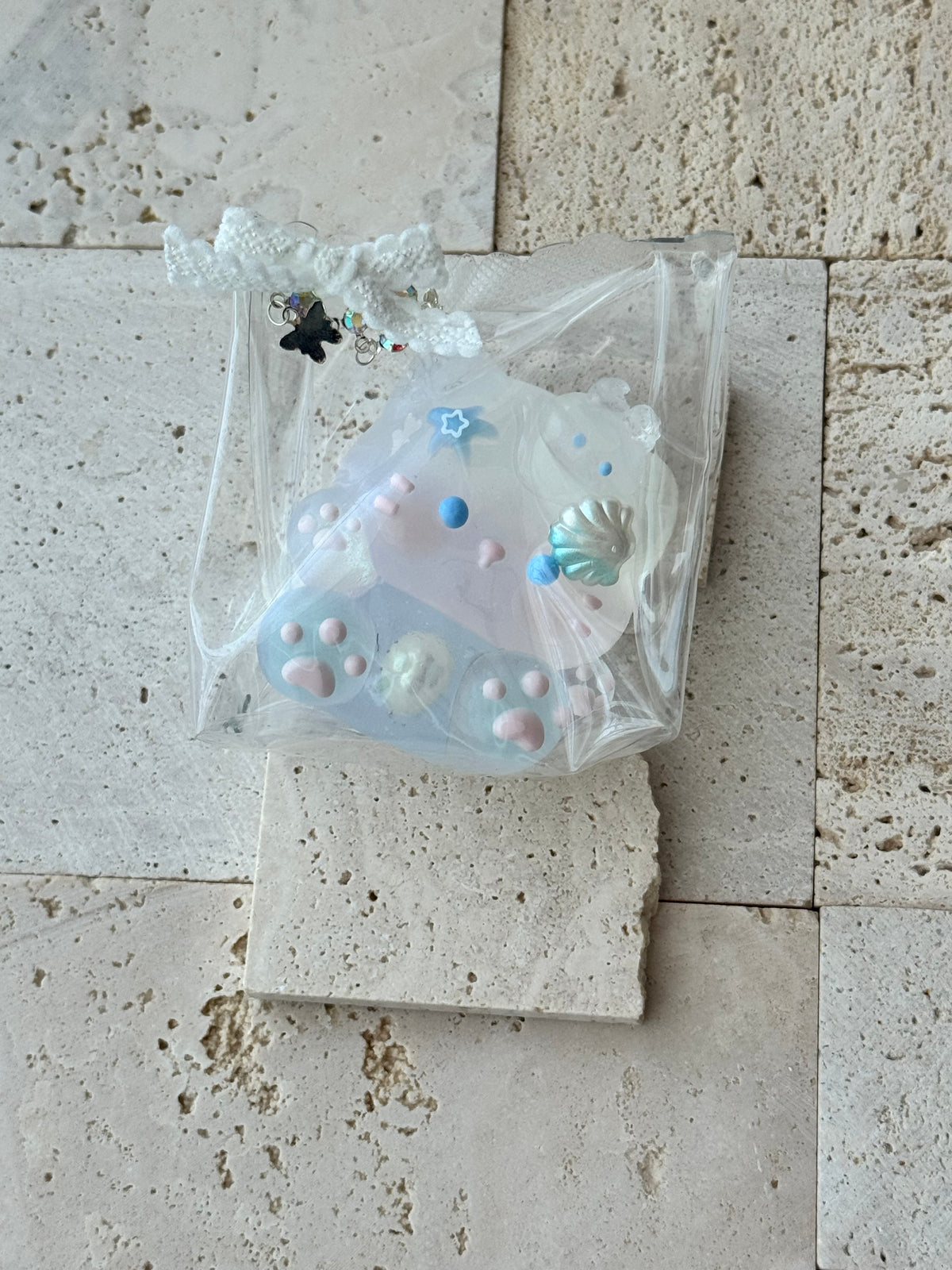 Handmade Cat Squishes water & cream base