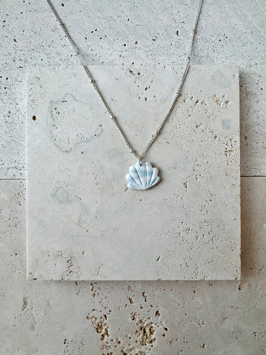 Blue Shells Necklace