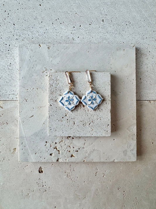 Light Blue Tile Dangle