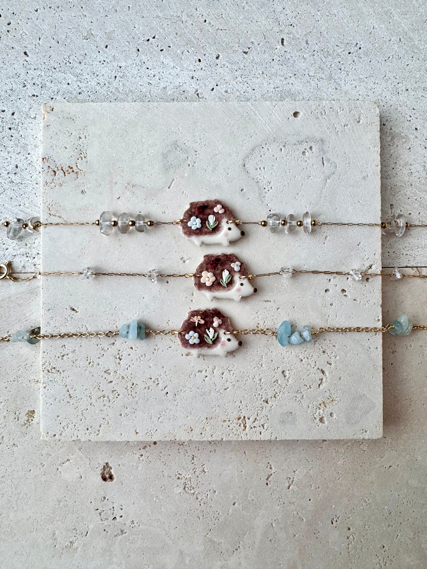 Hedgehog bracelets